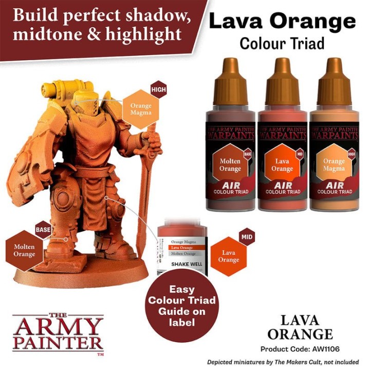 TAP - Warpaints Air: Lava Orange