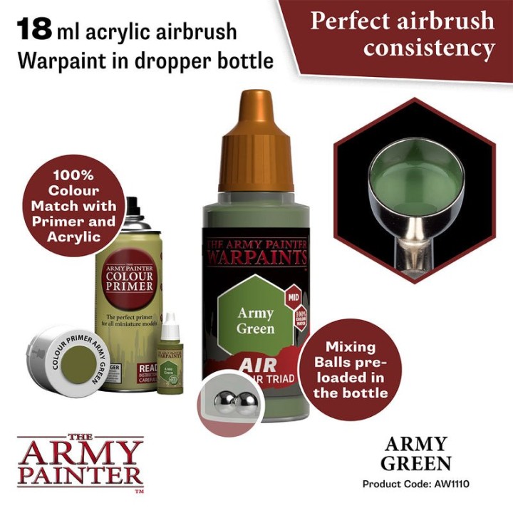 TAP - Warpaints Air: Army Green