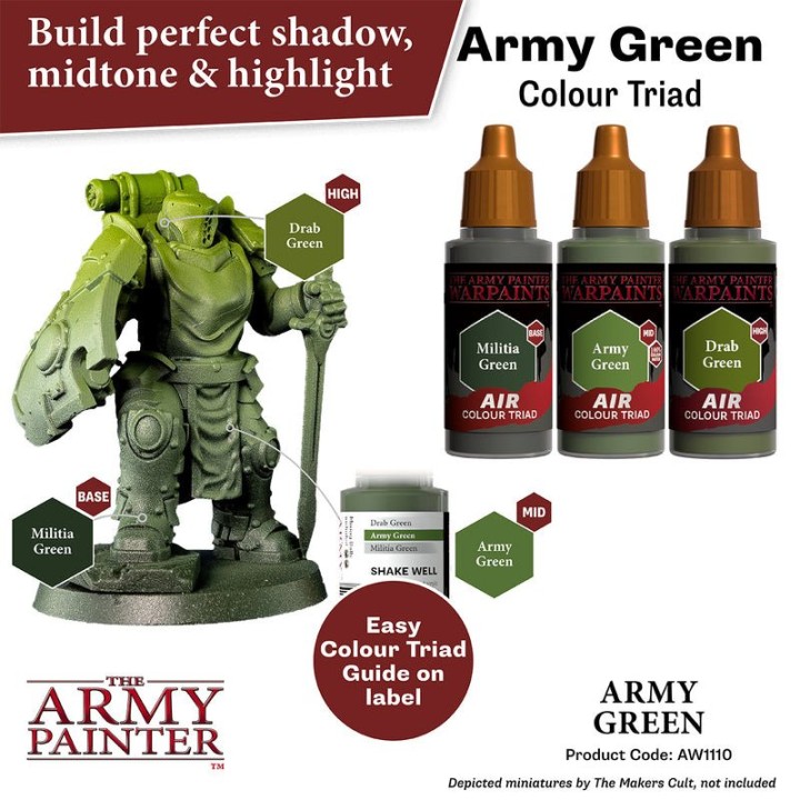 TAP - Warpaints Air: Army Green