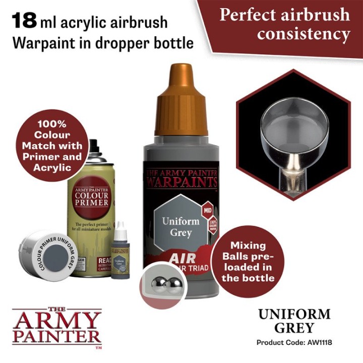 TAP - Warpaints Air: Uniform Grey