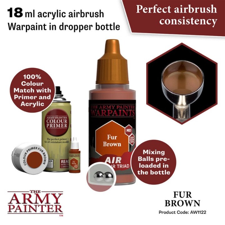 TAP - Warpaints Air: Fur Brown
