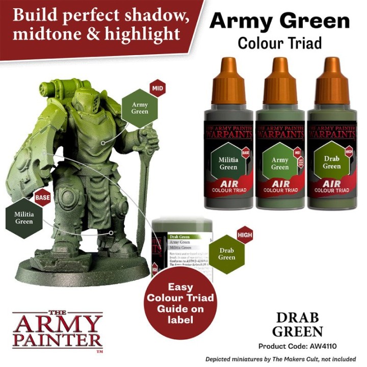TAP - Warpaints Air: Drab Green