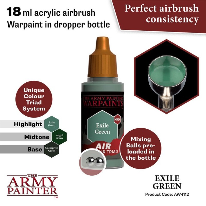 TAP - Warpaints Air: Exile Green