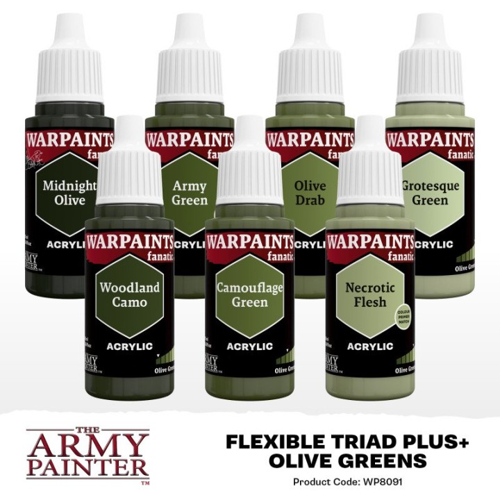 TAP - Warpaints Fanatic: Flexible Triad PLUS+ : Olive Greens