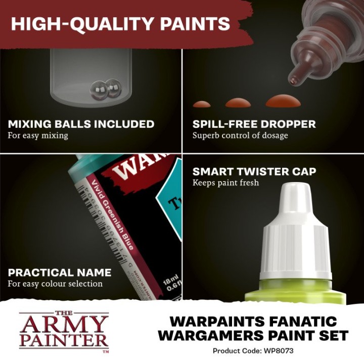 TAP - Warpaints Fanatic: Wargamers Paint Set