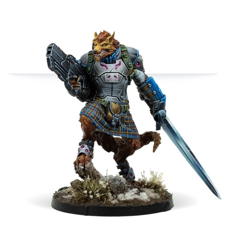 Infinity - McMurrough; Mercenary Dog-Warrior