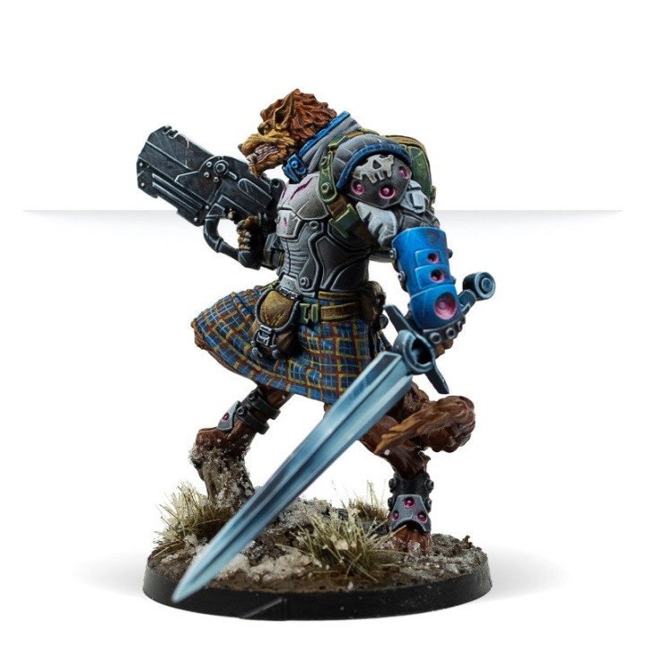 Infinity - McMurrough; Mercenary Dog-Warrior