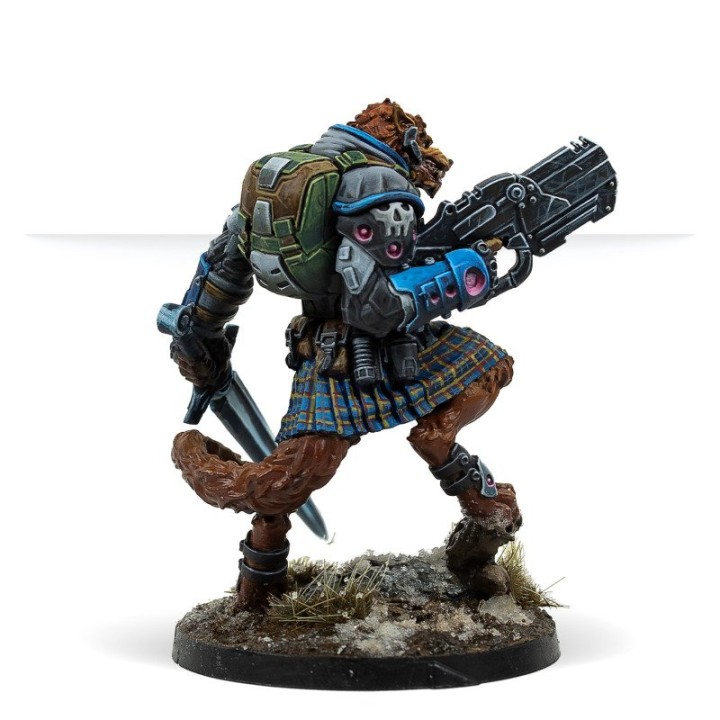 Infinity - McMurrough; Mercenary Dog-Warrior