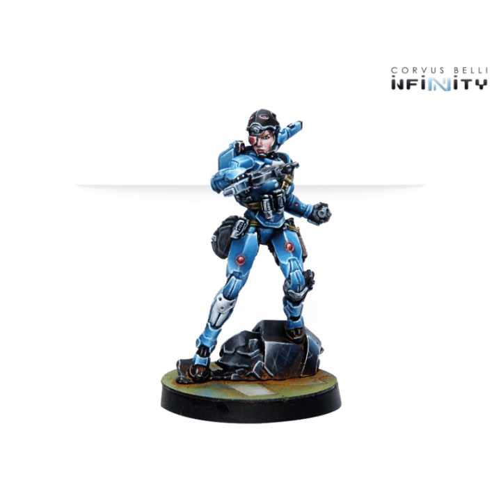 Infinity - Patsy Garnett; Orc Troops Varuna Div. NCO (Submachine Gun)