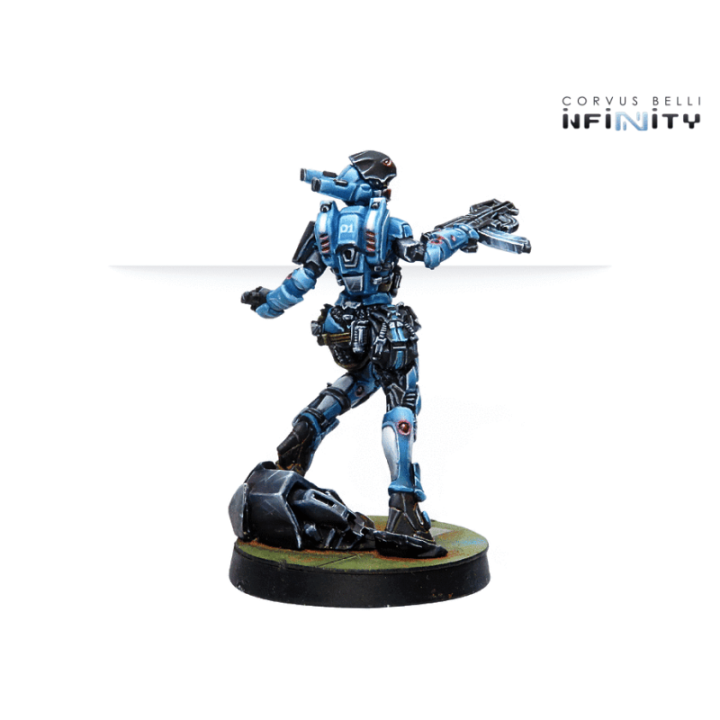 Infinity - Patsy Garnett; Orc Troops Varuna Div. NCO (Submachine Gun)