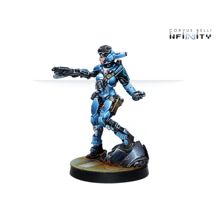 Infinity - Patsy Garnett; Orc Troops Varuna Div. NCO (Submachine Gun)