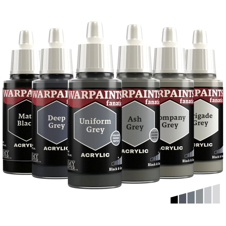 TAP - Warpaints Fanatic : Flexible Triad : Black & Greys