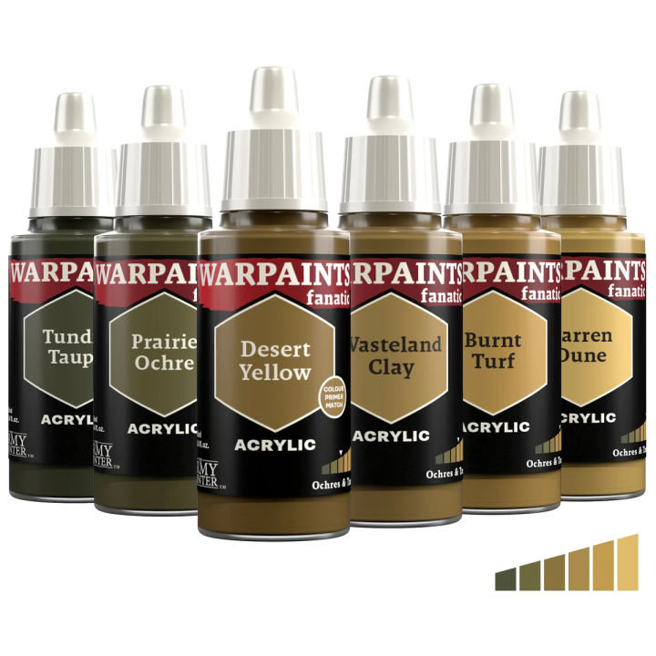 TAP - Warpaints Fanatic : Flexible Triad : Ochres & Tans
