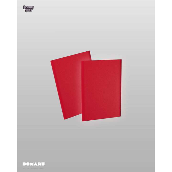 Gatherers' Tavern - DOMARU Regular Fit Sleeves: Balefire Red (100 Sleeves)