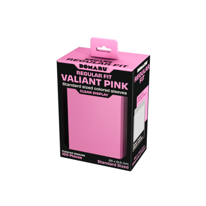 Gatherers' Tavern - DOMARU Regular Fit Sleeves: Valiant Pink (100 Sleeves)