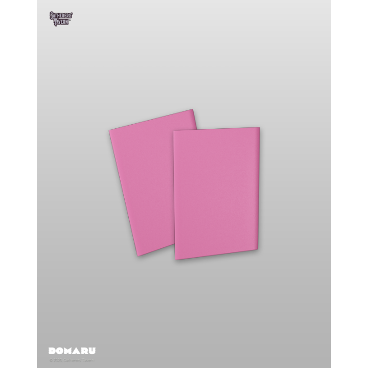 Gatherers' Tavern - DOMARU Regular Fit Sleeves: Valiant Pink (100 Sleeves)