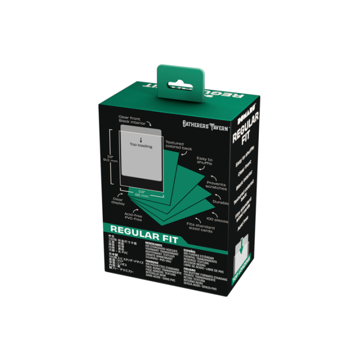 Gatherers' Tavern - DOMARU Regular Fit Sleeves: Sylvan Green (100 Sleeves)