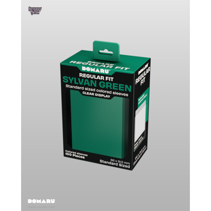 Gatherers' Tavern - DOMARU Regular Fit Sleeves: Sylvan Green (100 Sleeves)