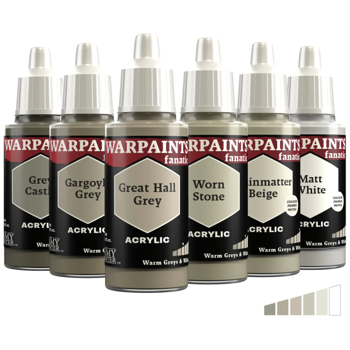 TAP - Warpaints Fanatic : Flexible Triad : Warm Greys & White