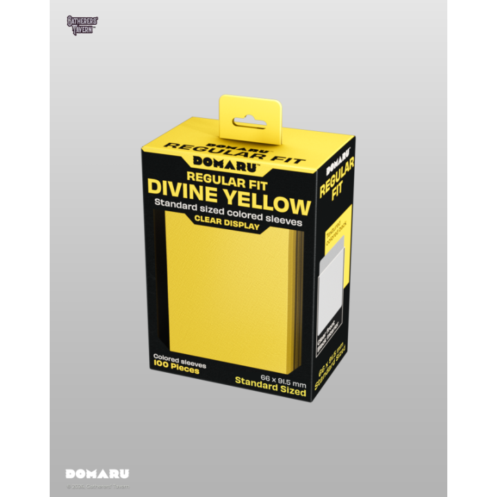 Gatherers' Tavern - DOMARU Regular Fit Sleeves: Divine Yellow (100 Sleeves)