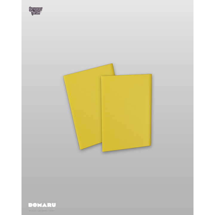 Gatherers' Tavern - DOMARU Regular Fit Sleeves: Divine Yellow (100 Sleeves)