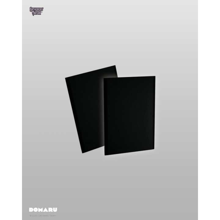 Gatherers' Tavern - DOMARU Regular Fit Sleeves: Gothic Black (100 Sleeves)