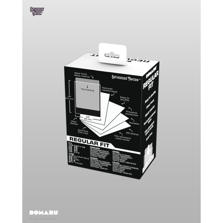 Gatherers' Tavern - DOMARU Regular Fit Sleeves: Sanctum White (100 Sleeves)