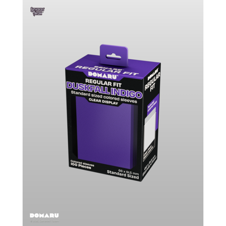 Gatherers' Tavern - DOMARU Regular Fit Sleeves: Duskfall Indigo (100 Sleeves)