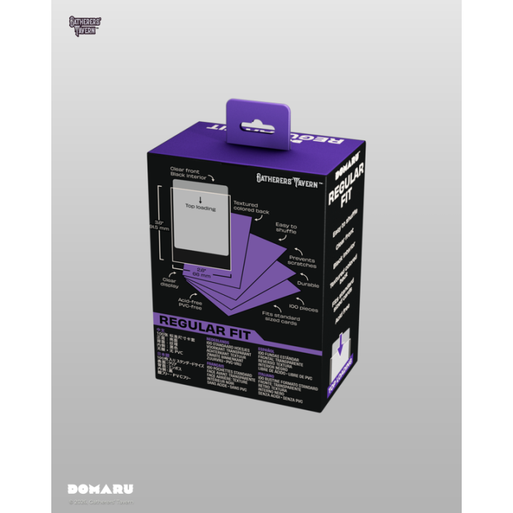 Gatherers' Tavern - DOMARU Regular Fit Sleeves: Duskfall Indigo (100 Sleeves)