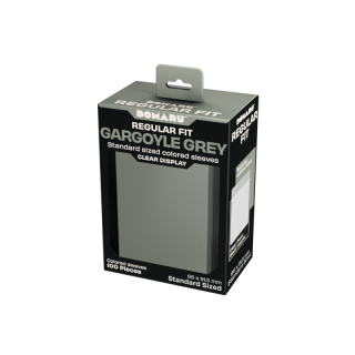 Gatherers' Tavern - DOMARU Regular Fit Sleeves: Gargoyle Grey (100 Sleeves)