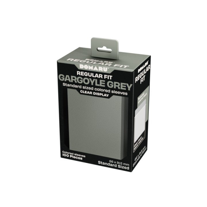 Gatherers' Tavern - DOMARU Regular Fit Sleeves: Gargoyle Grey (100 Sleeves)