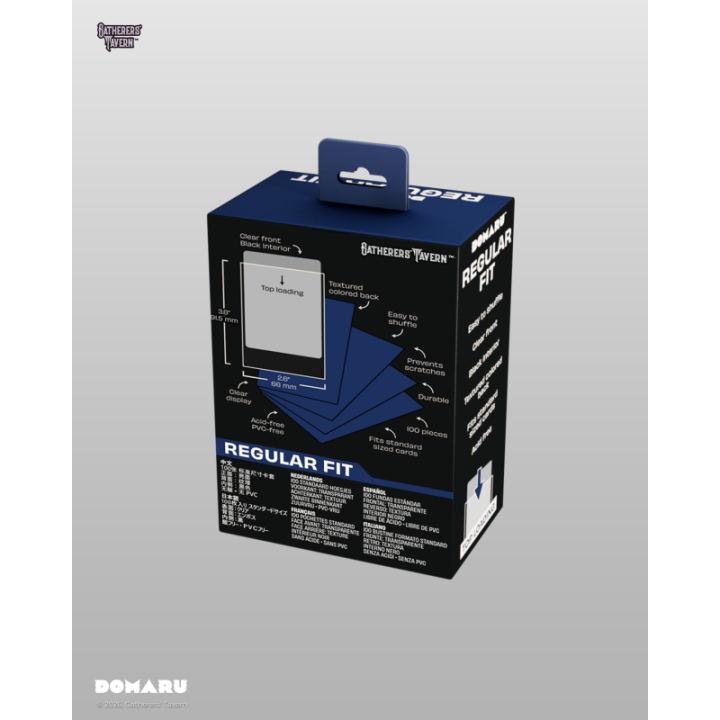 Gatherers' Tavern - DOMARU Regular Fit Sleeves: Regent Blue (100 Sleeves)