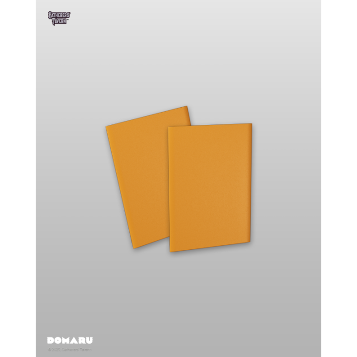 Gatherers' Tavern - DOMARU Regular Fit Sleeves: Sunfire Orange (100 Sleeves)