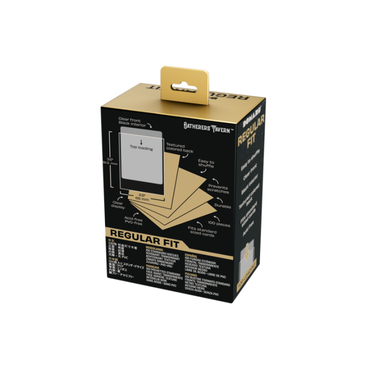 Gatherers' Tavern - DOMARU Regular Fit Sleeves: Sunspire Gold (100 Sleeves)