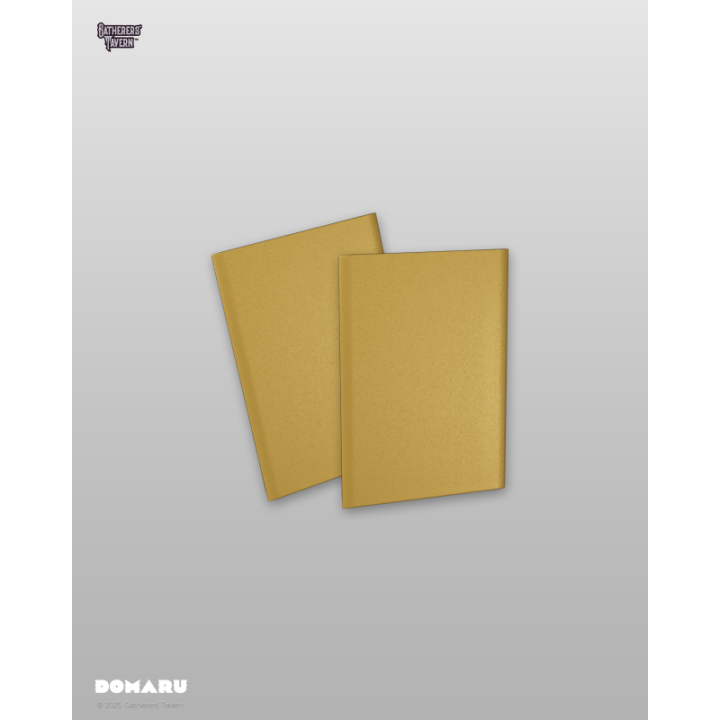 Gatherers' Tavern - DOMARU Regular Fit Sleeves: Sunspire Gold (100 Sleeves)