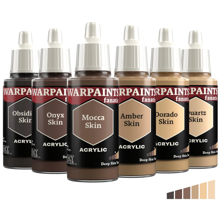 TAP - Warpaints Fanatic : Flexible Triad : Deep Skin Tones