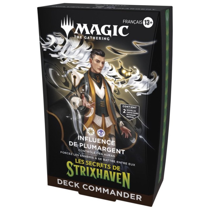 MTG - Deck Commander Magic: The Gathering Les Secrets de Strixhaven - Influence de Plumargent - FR