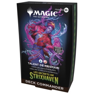 MTG - Deck Commander Magic: The Gathering Les Secrets de Strixhaven - Talent de Prismari - FR