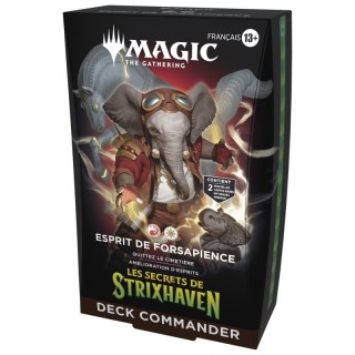 MTG - Deck Commander Magic: The Gathering Les Secrets de Strixhaven - Esprit de Forsapience - FR
