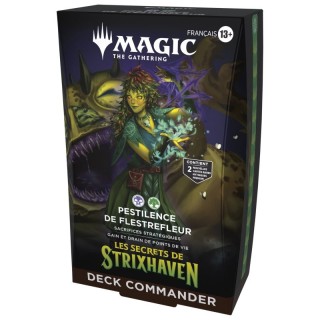 MTG - Deck Commander Magic: The Gathering Les Secrets de Strixhaven - Pestilence de Flestrefleur - FR