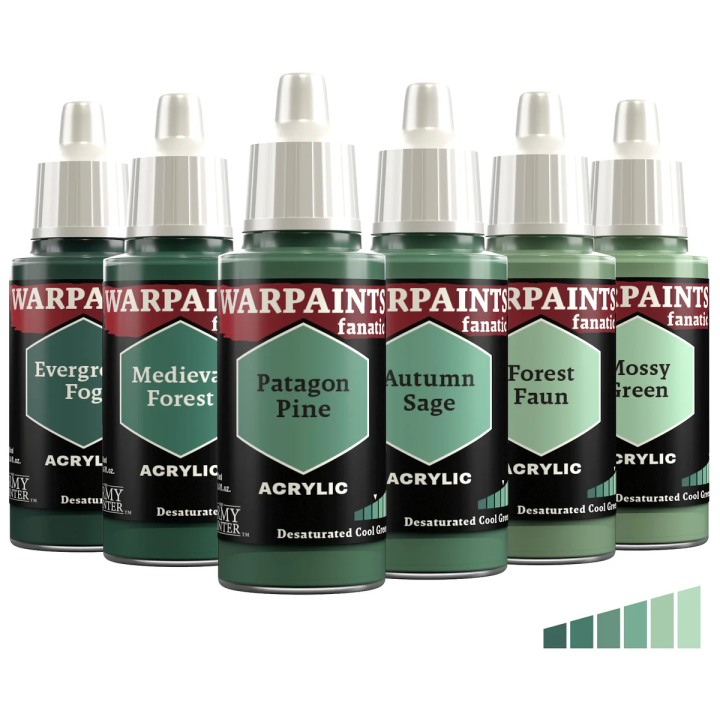 TAP - Warpaints Fanatic : Flexible Triad : Desaturated Cool Greens