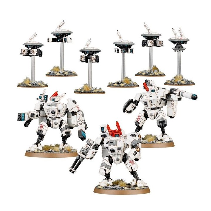 Équipe d’Exo-armures XV8 Crisis - T'au Empire - wh40k