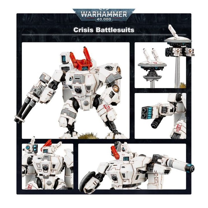 Équipe d’Exo-armures XV8 Crisis - T'au Empire - wh40k