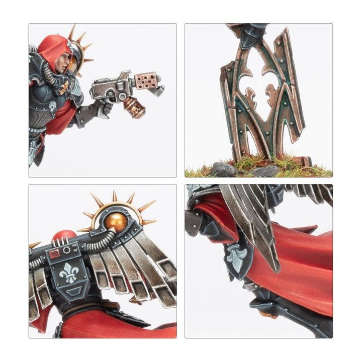 Chanoinesse à Réacteur Dorsal - Adepta Sororitas - wh40k