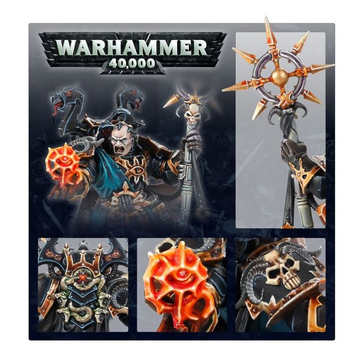 Sorcier Space Marine du Chaos - Chaos Space Marines - wh40k