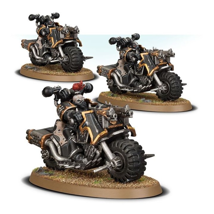 Motards du Chaos - Chaos Space Marines - wh40k