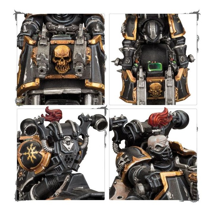 Motards du Chaos - Chaos Space Marines - wh40k