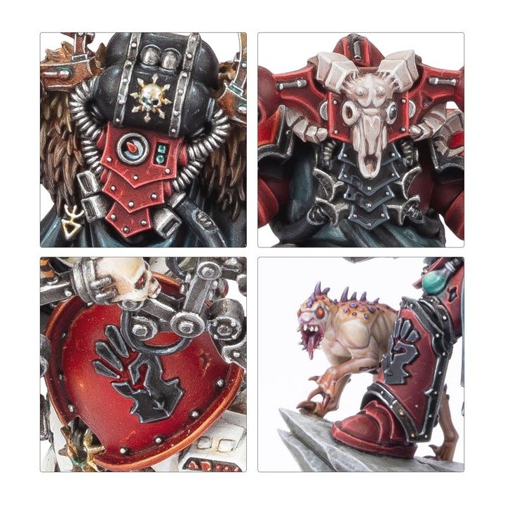 Huron Blackheart et les Maîtres du Maelström - Chaos Space Marines - wh40k