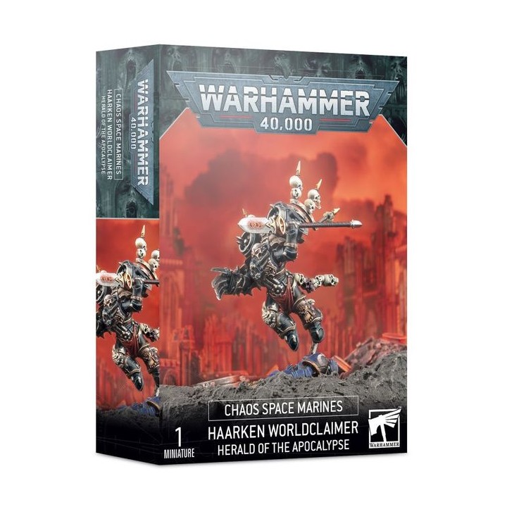 Haarken Worldclaimer, Héraut de l'Apocalypse - Chaos Space Marines - wh40k
