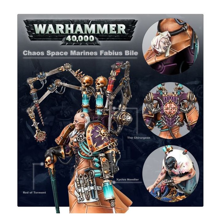 Fabius Bile - Chaos Space Marines - wh40k